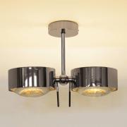 Plafondlamp Puk Zijkanten chroom 10 cm 2-lamps G9