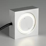 Multifunctionele lamp Square met LED, zwart snoer