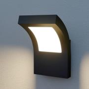 Arcchio LED buiten wandlamp Advik, IP65, antraciet, metaal