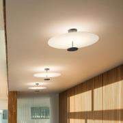 Vibia Flat LED plafondlamp 2-lamps Ø 55 cm wit