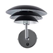 Dyberg Larsen DL20 wandlamp metaal 20cm zwart