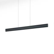 Runa LED hanglamp, zwart, lengte 92 cm