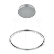 LED hanglamp Lisa-60, CCT, dimbaar, mat nikkel