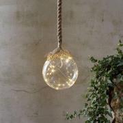 LED sfeerlamp Jutta, glasbol Ø 15 cm