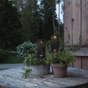 LED solar-sfeerlamp Izola met aardspies 2 per set