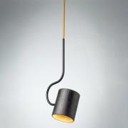 Hanglamp Bocal met houten kap