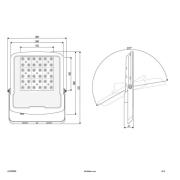 EVN Panthera LED buitenspot IP65 100W 4.000K