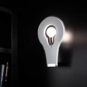 Design-wandlamp Flat 29 wit