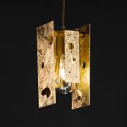 Knikerboker Buchi hanglamp 11x11x23cm goud