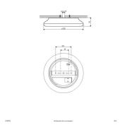 EVN Catino LED plafondlamp, CCT, 25 cm