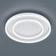 Helestra Sona LED plafondlamp dimbaar Ø60cm wit