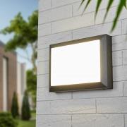 LED buiten wandlamp Kiran met slagvaste kap