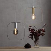Decoratie-hanglamp Shape met vierkant, zilver