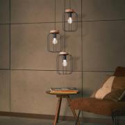 Hanglamp Tosh 3-lamps rondell