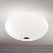 Fraaie plafondlamp AIH, 38 cm, wit glanzend