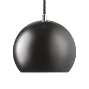FRANDSEN hanglamp Ball, mat zwart, Ø 18 cm