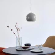 FRANDSEN hanglamp Ball, lichtgrijs mat, Ø 18 cm