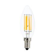 LED kaarslamp E14 5W filament helder 827 dimbaar