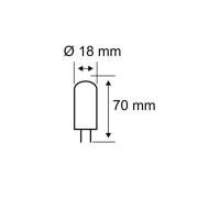 Paulmann LED stiftlamp G9 5W 2700K 3 per pak