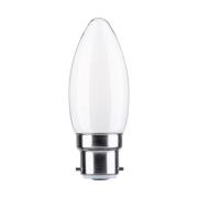 Paulmann LED kaars B22d 4,7W 2.700K opaal dimbaar