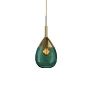 EBB & FLOW Lute hanglamp ivy green/goud Ø 22 cm