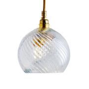 EBB &amp; FLOW Rowan hanglamp goud/kristal Ø 15,5 cm