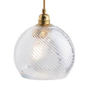 EBB &amp; FLOW Rowan hanglamp goud/kristal Ø 22 cm