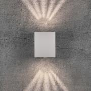 LED buitenwandlamp Canto Kubi 2, 10 cm, wit