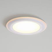 LED plafond inbouwlamp Elkton, Ø 8 cm