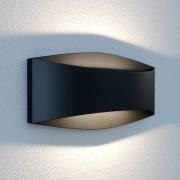 Lindby Evric LED buiten wandlamp, breedte 25,4 cm