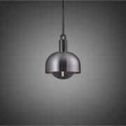 Buster + Punch Gevorkte Gunmetal/Smoked Glass Ø 25cm