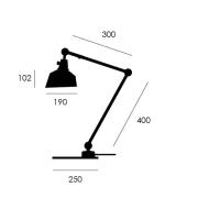 midgard modular TYP 551 tafellamp wit 60 cm