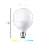 WiZ G95 LED lamp E27 11W bol mat CCT