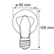 Paulmann LED lamp E27 7W dim to warm