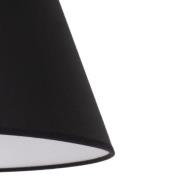Lampenkap Sofia hoogte 26 cm, zwart/wit