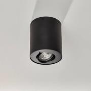 Plafondlamp Set, draaibaar, zwart