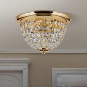 Plafondlamp Plafond, goud/transparant, Ø 35 cm