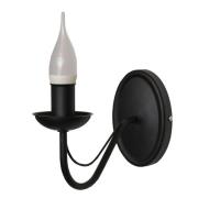 Malbo wandlamp in zwart, 1-lamp