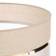 Lampenkap Helen E27 Ø35/hoogte20cm ecru/goud