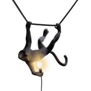 LED buiten hanglamp Monkey Lamp slingerend zwart