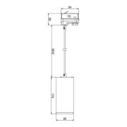 LED hanglamp Lucea Phase 15W wit