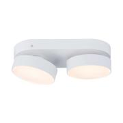 LED plafondspot Stanos, CCT, 2-lamps, wit