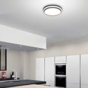 LED plafondlamp Cepa, RGBW en CCT zwart Ø 35 cm