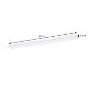 Prios Ashtonis LED meubelverlichting, hoekig 40 cm