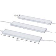 Prios Ashtonis LED meubelverlichting, 3/set, 20 cm