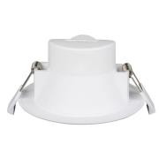 Prios LED inbouwlamp Rida, 10st, wit, 23cm, 30W, CCT, IP44