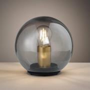 Tafellamp Dini met bolkap van glas, 20 cm