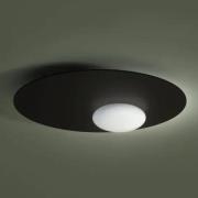 Axolight Kwic LED plafondlamp, zwart Ø36cm