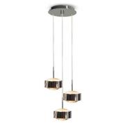 Hanglamp Puk Meg Maxx Drop Trio chroom mat 3-lamps G9