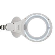 LED klemlamp MAULmakro, wit